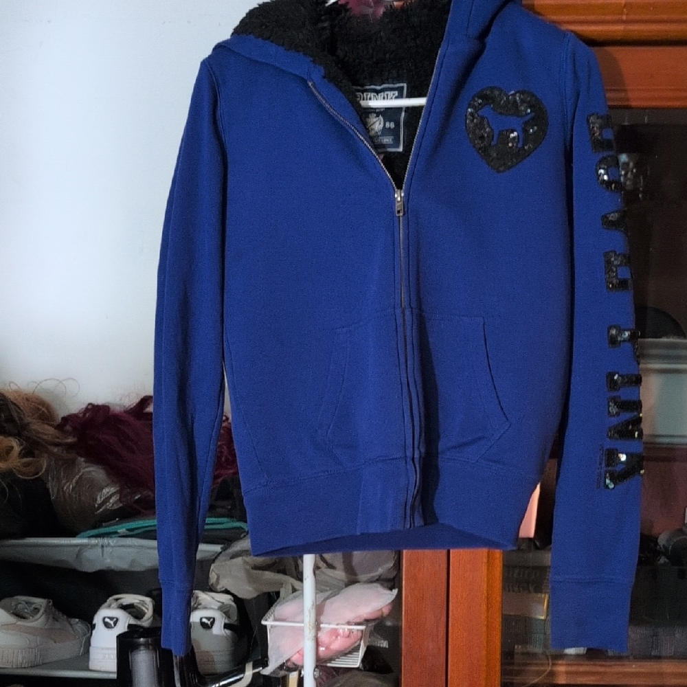 Victoria's Secret Pink Blue and Black Jacket